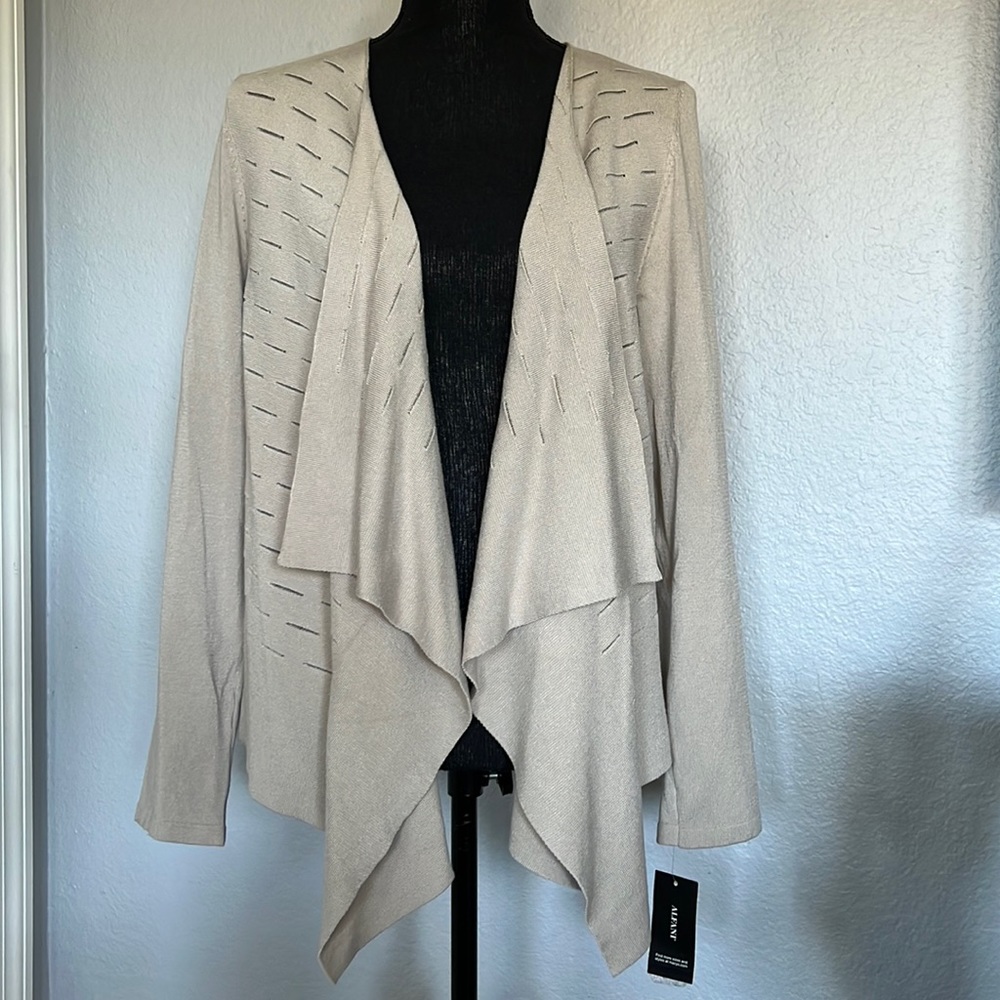 Alfani Waterfall Cardigan Sweater, size Medium